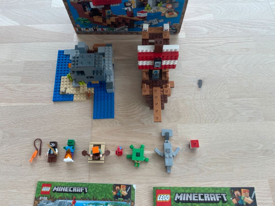 Set Lego Minecraft 21152 Piratenschiff in Nienhagen MV