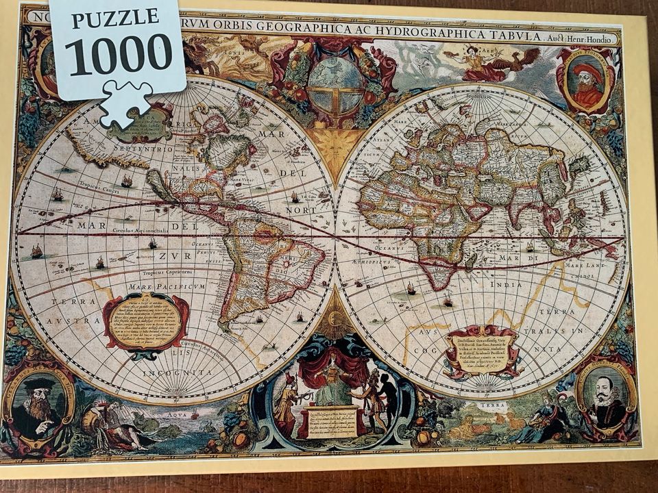 1000 Teile Puzzle / Historical  World Map in Schloß Holte-Stukenbrock