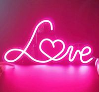 LED Neon Schild Liebe Love Lampe Leuchtreklame Wandleuchte Hessen - Bebra Vorschau