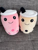 2 Bubble Tee Stofftiere rosa und creme 25 cm Nordrhein-Westfalen - Herne Vorschau
