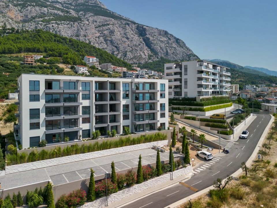 Kroatien, Dalmatien, Makarska: Hochwertige Neubau Appartements mit Meerblick - Immobilie A3297 in Rosenheim