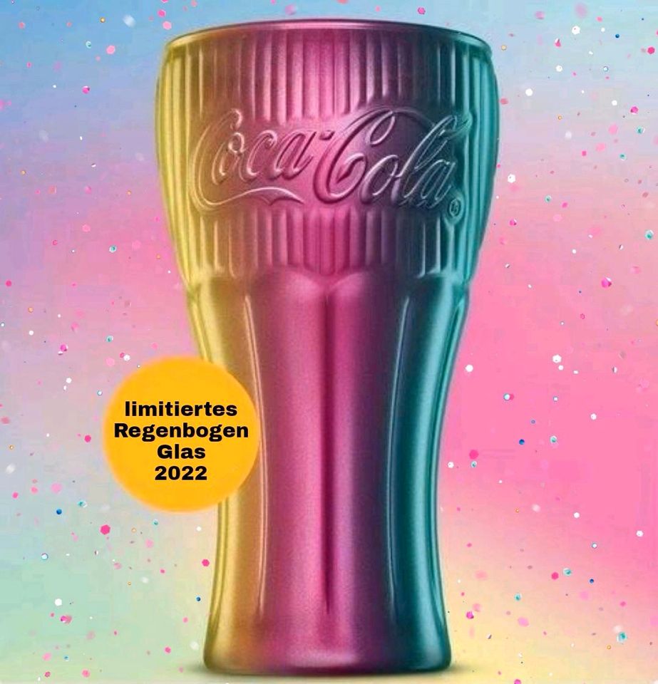 Limitiertes Regenbogen Glas 2022 *NEU* MC Donald's Sammlerglas in Norden