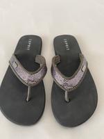 Esprit Zehentrenner Flip flop 37 Anthrazit Glitzer Schuhe Neu Bayern - Germering Vorschau