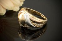 Besonderer Bulgari Ring BVLGARI mit Top Brillanten in 750er Gold Nordrhein-Westfalen - Wegberg Vorschau