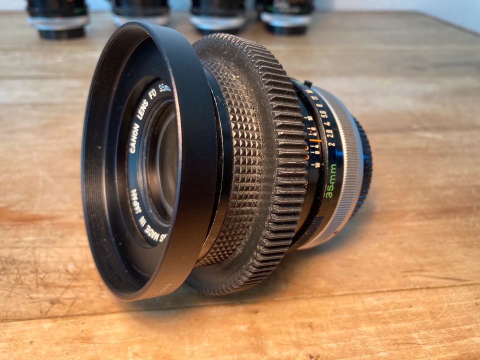 Canon FD 35 f2 SSC Concave / Konkav in Berlin