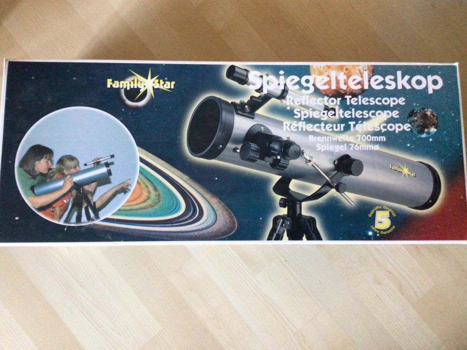 Family Star Reflektor Teleskop / Spiegelteleskop Model 3205 OVP in Bad Berka