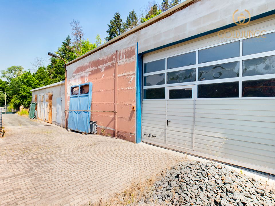 Gewerbehalle mit Garagen und Erweiterungspotenzial  auf 4000 qm im Norden von Rudolstadt in Rudolstadt
