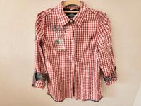 Bluse Soccx rot weiß kariert Gr. L / 40 Hessen - Eschenburg Vorschau
