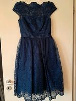 Abendkleid ChiChi London dunkelblau mit 4 Schichten UK8/EU36 Kr. München - Unterföhring Vorschau