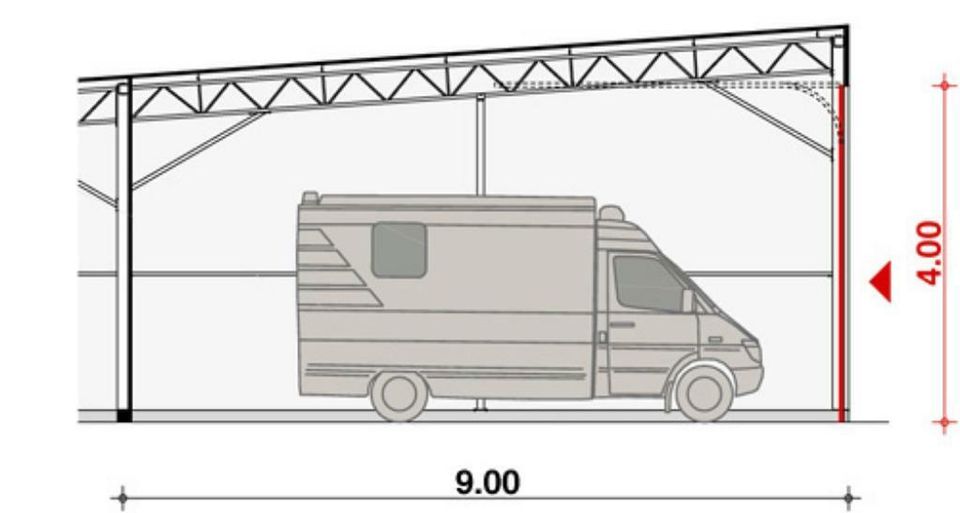 Wohnmobilgarage oder LKW Garage in Schwerte Geisecke zu vermieten in Holzwickede