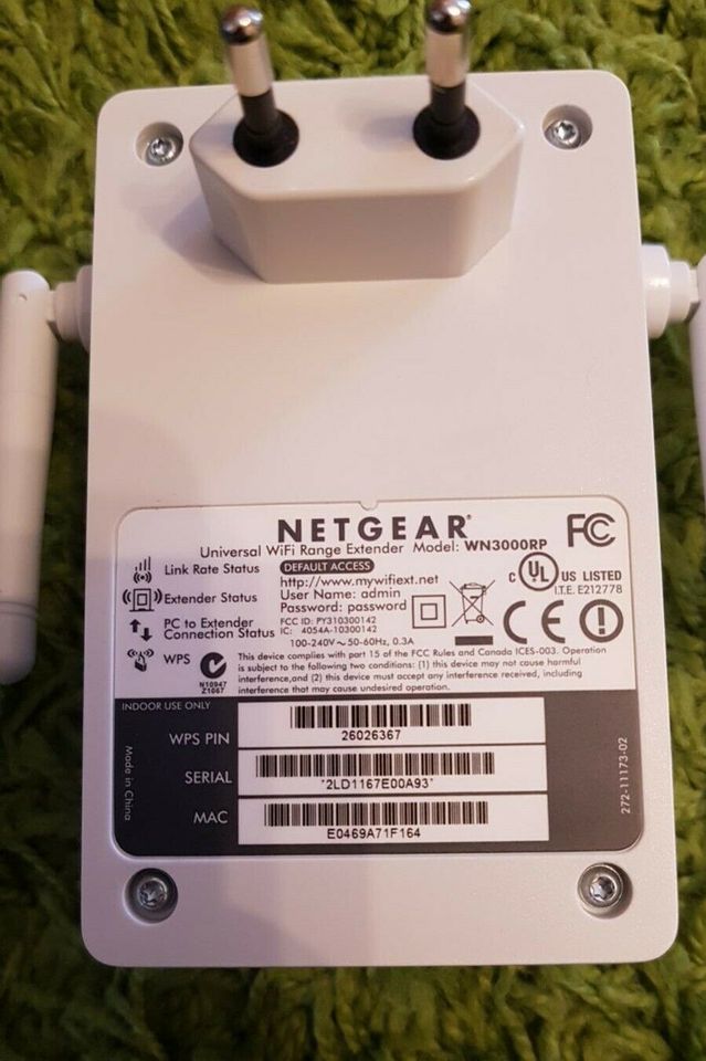 NetgearWN3000RP Universal WLAN Range Extender lan in Ilmmünster