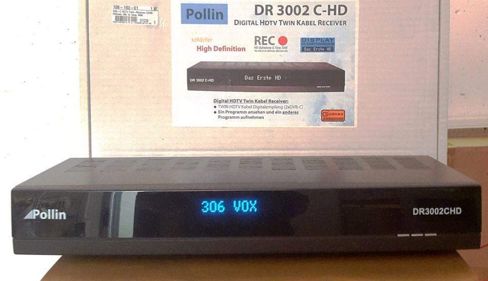 TV Kabel-Receiver-Digitaler HDTV Twin Receiver 2 DVBC- REDUZIERT in Bad Rappenau