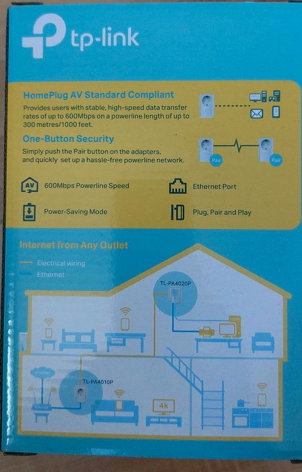Tp link av 600 Powerline, 2 Sets in Greifswald
