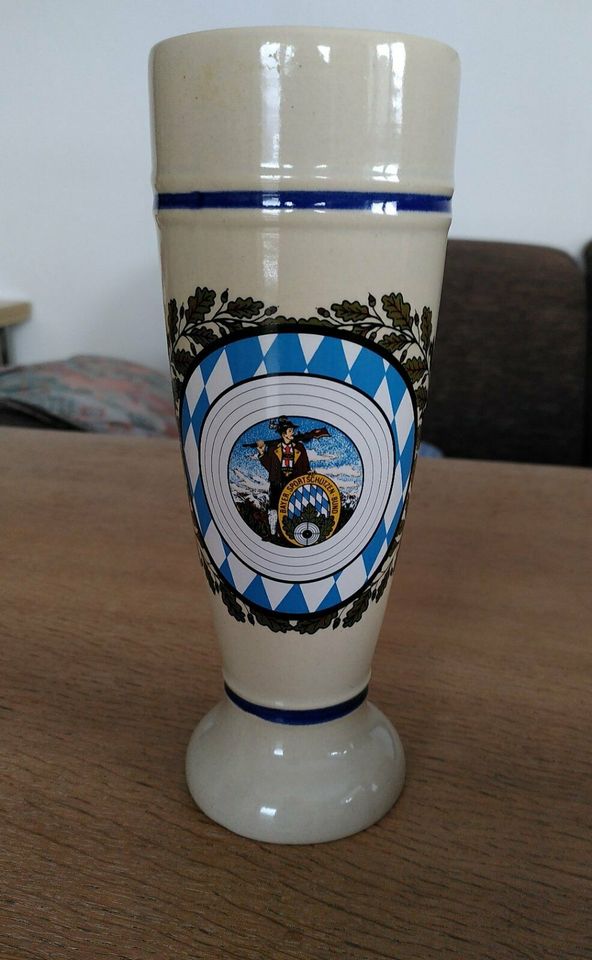 Kultiges Weißbierglas / Weizenglas aus Steinzeug in Immenstadt