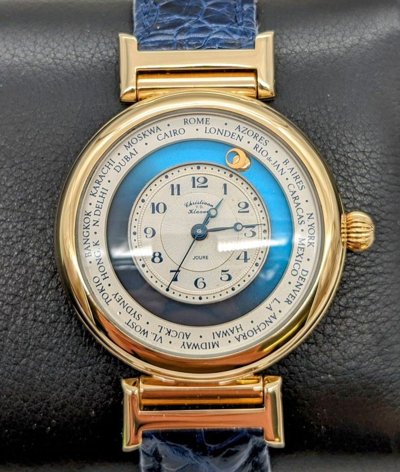 Christiaan van der Klaauw Satellite du Monde MKII 18K Uhr 39mm in Kiel