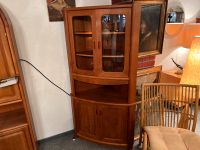 Eckschrank Eckvitrine Vitrine Langeskov Möbelfabrik Teak Kr. München - Unterföhring Vorschau