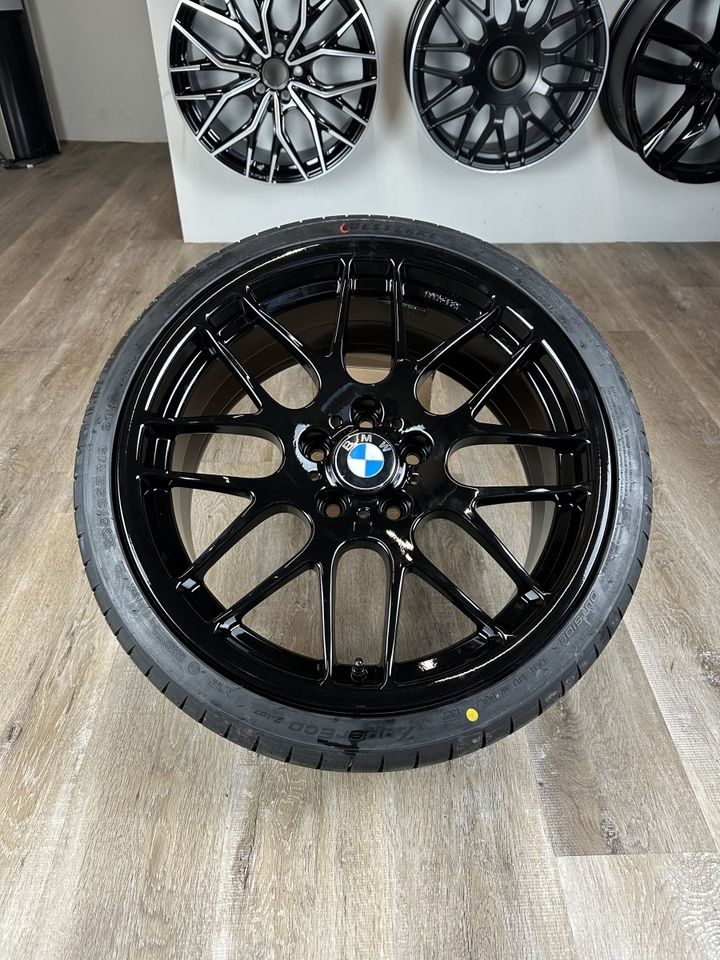 Avus AC MB4 18 Zoll Kompletträder Sommerräder für BMW X3 X4 F25 F26 X-N1 Felgen Reifen Räder Sommerreifen schwarz glänzend NEU ABE 8x18 ET34 ET43 5x120 Alufelgen Performance 3er 4er 5er 6er X1 X5 in Neckarsulm