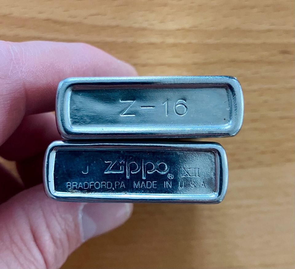 Zippo Z-16 / Zippo XII Sturm Feuerzeug in Gaimersheim