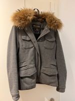 Woolrich Damen Woll Jacke Grau Frankfurt am Main - Sachsenhausen Vorschau