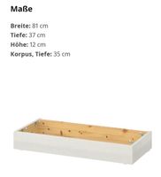 IKEA Havsta Sockel.81x37x12 cm.Weiß Hessen - Bad Endbach Vorschau