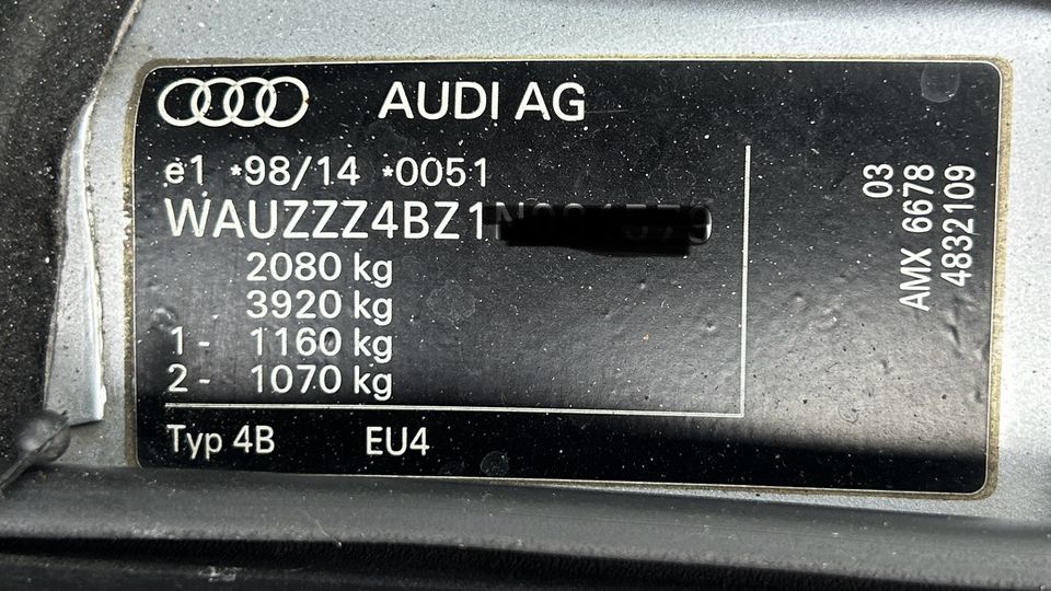 Audi A6 2,8L Bj. 2000 TÜV bis 01/26 in Hatten