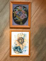 2 Wandbilder mit Holzrahmen Blumenmotiv Hessen - Dornburg Vorschau