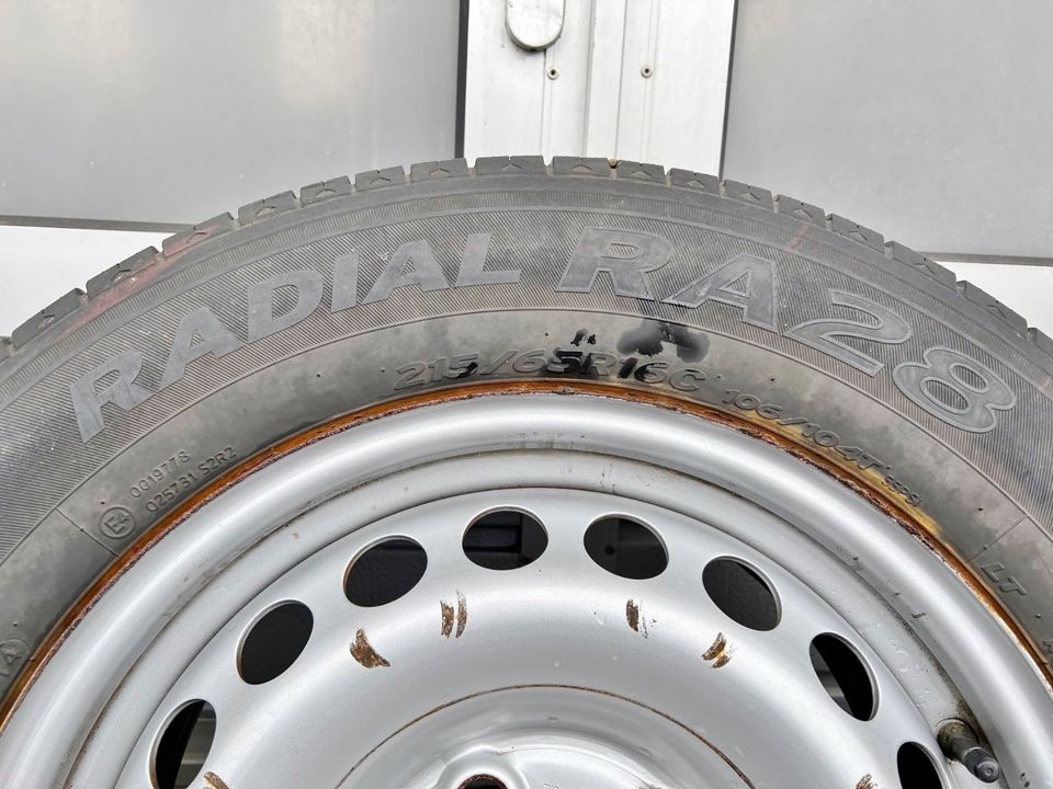 Sommerräder Hankook 215/65 R16 C 106/104T für VW T5 T6 in Nordhausen