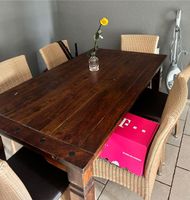 Schöner Antiker Holztisch mit 6 Stühlen Güstrow - Landkreis - Güstrow Vorschau