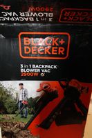 Black+Decker 3-in-1 Elektro-Laubsauger/Laubbläser BEBLV260, 14946 Bayern - Schierling Vorschau