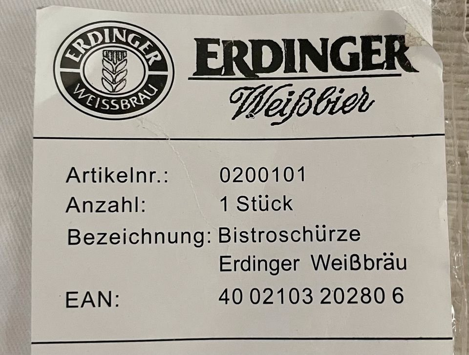 Erdinger Bistroschürze in Oberbrombach