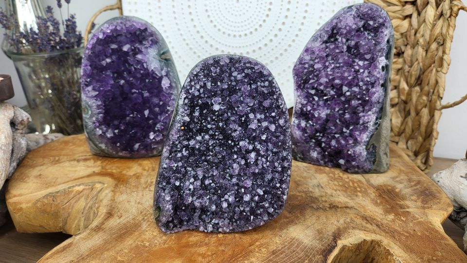 Amethystdruse Amethyst Druse Cluster Stufe Achat Quarz Heilsteine in Minden