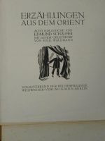 Edmund Schäfer, Acht Holzschnitte,  Erzählungen aus dem Orient. Niedersachsen - Lindhorst Vorschau
