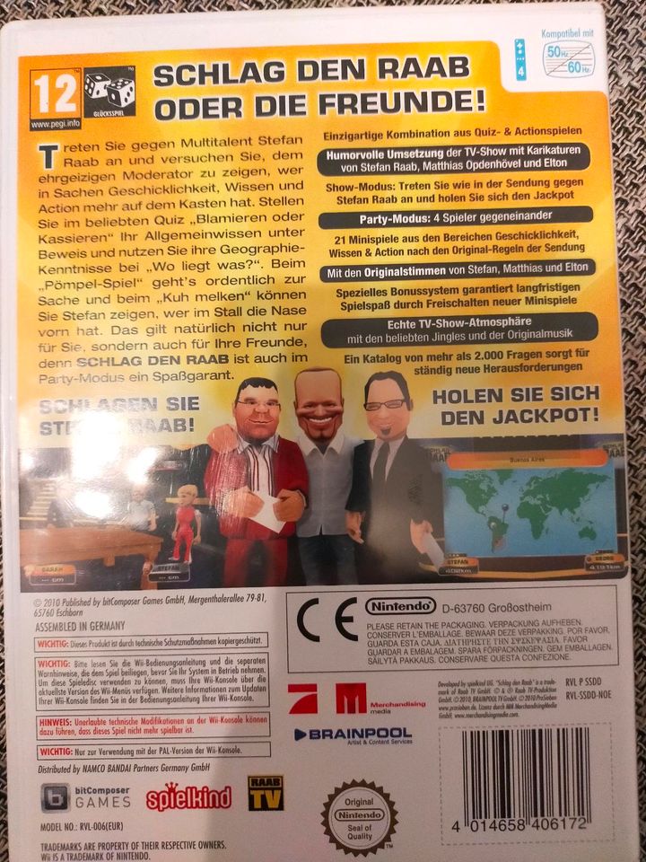 Wii Spiel "Schlag den Raab" in Essen