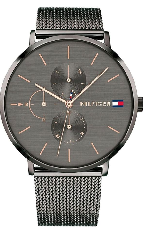 Tommy Hilfiger Armbanduhr Damen grau / Anthrazit in Dietzenbach