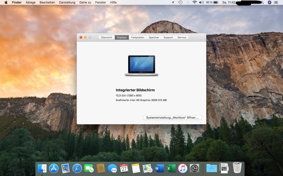 Apple MacBook Pro 13“ 2011 (256 GB SSD) in Ochtendung