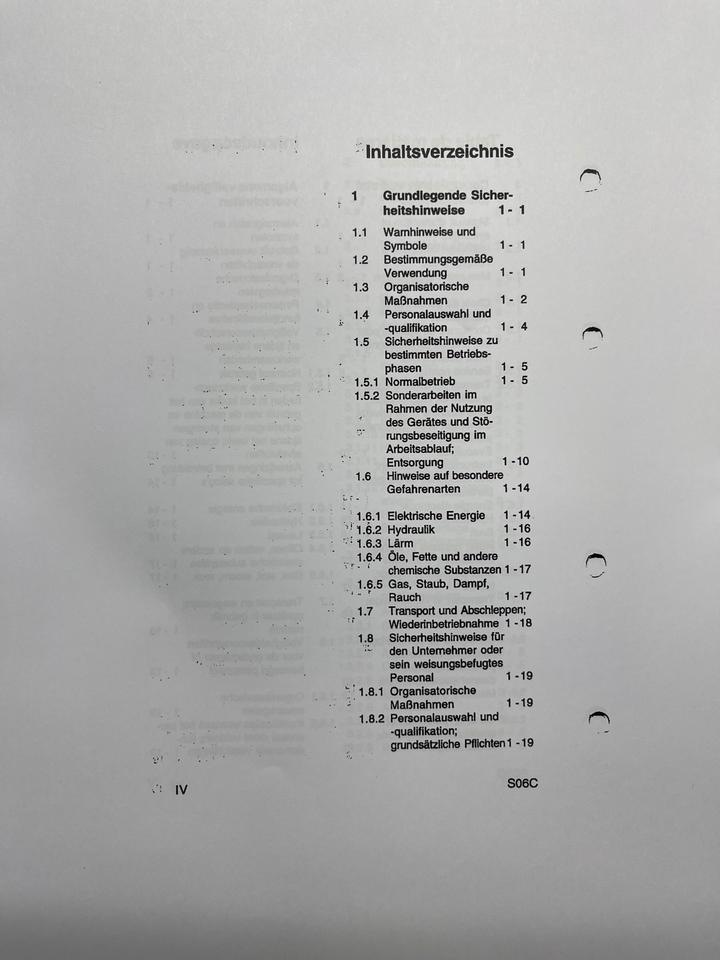 AHLMANN Schwenklader Betriebsanleitung AS5,AS5S,AS6,AS6S,AZ6 in Sonneberg