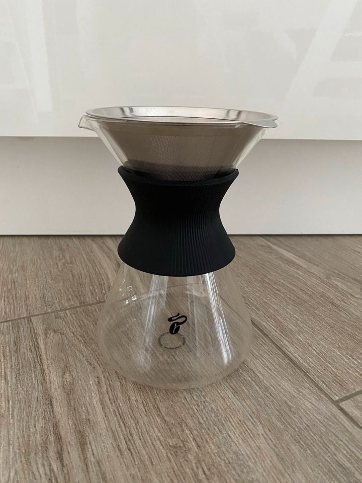 Tchibo Glaskaraffe Kaffeekanne Pour Over Filterkaffee in Düren