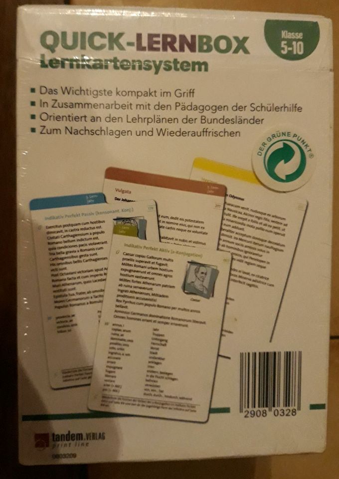 Latein Quick-Lernbox 5-10 Klasse Schülerhilfe *neu* in Leipzig