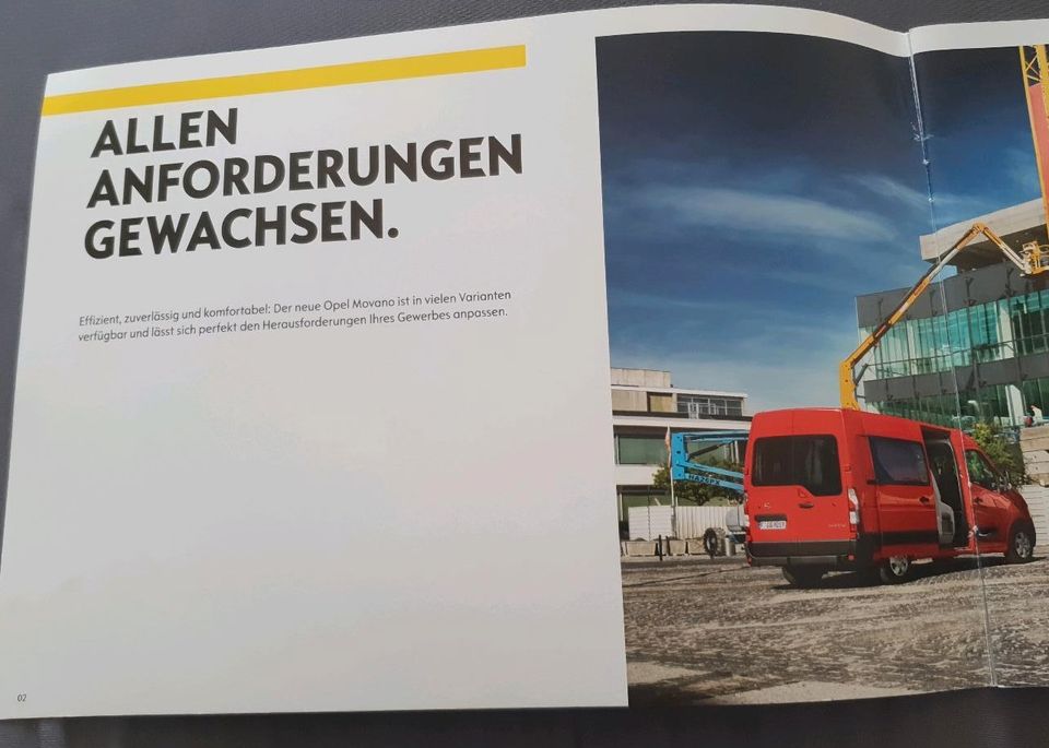 Opel  Movano Neuwagenkatalog bis 2020 in Freinsheim