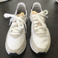 Nike Kinder Sneaker weiß mesh Gr. 35,5 top Zustand Bayern - Zolling Vorschau