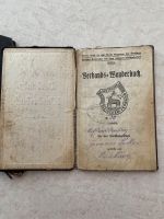 Deutsches Reich Gesellen Wanderbuch Antik Fleischer Weimarer Brandenburg - Großkoschen Vorschau
