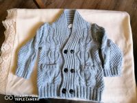 Strickjacke grau Größe 80 Bayern - Mitterteich Vorschau