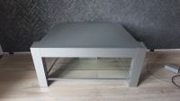 TV Tisch, Silberfarben, Glas B 101,5 x H 47,5 x T 57 cm Sachsen - Coswig Vorschau