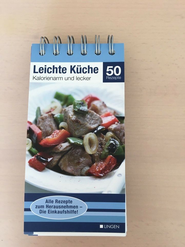 Rezeptblock Kochbuch leichte Küche 50 Rezepte in Mitterfels