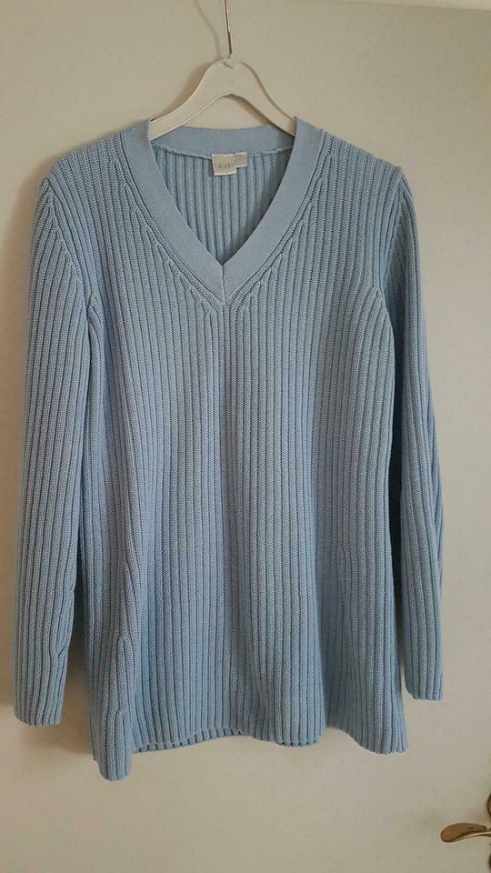 Pullover, Strickpullover, Strickpulli, hellblau Gr. M; Damen in Forst