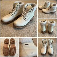 Tamaris Damen Stiefeletten - Weiß - Größe 40 Sachsen - Meißen Vorschau
