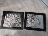 2 Zebra Bilder, Glasrahmen, Afriks Niedersachsen - Wallenhorst Vorschau