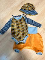 Handmade Set Babykleidung Body Pumphose Sonnenhut Größe 68 Jersey Sachsen - Großolbersdorf Vorschau