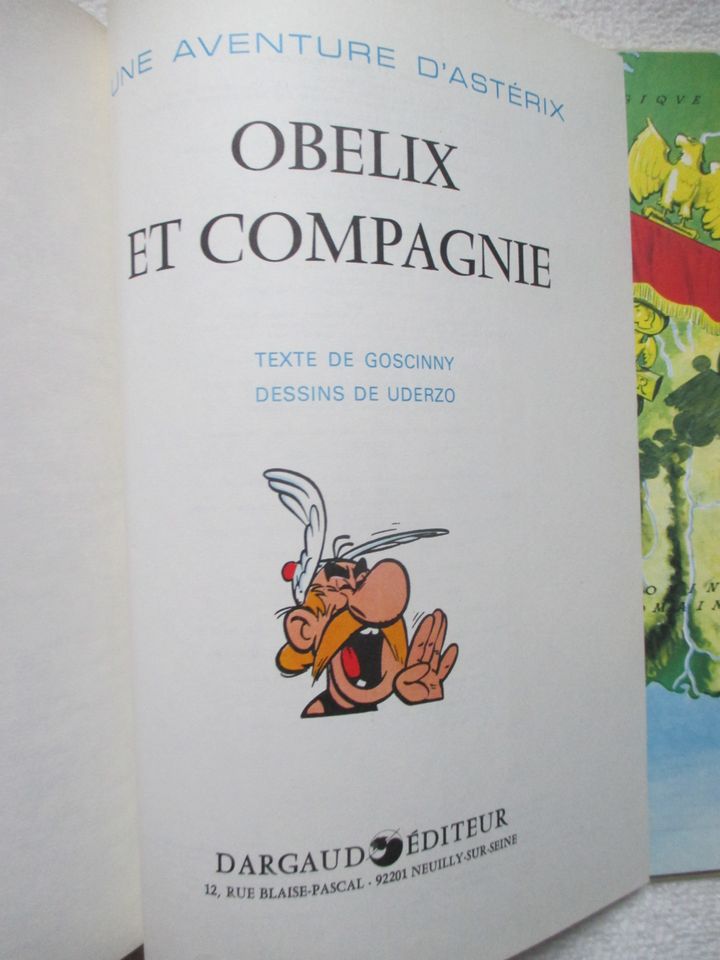 Obelix et compagnie; Französisch; Asterix - Comic; 1976 in Olching