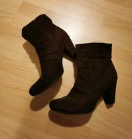 Stiefeletten Gr. 41 Braun, Wildleder, Absatz 8 cm Thüringen - Jena Vorschau